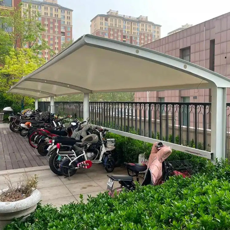 三江膜结构电动车棚